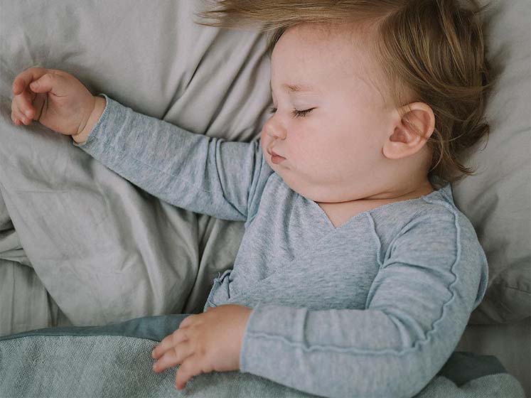 sleeping patient of pediatric chiropractic in Irvine