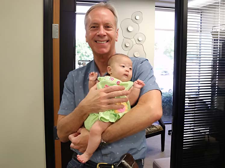 colic patient of pediatric chiropractic in Irvine