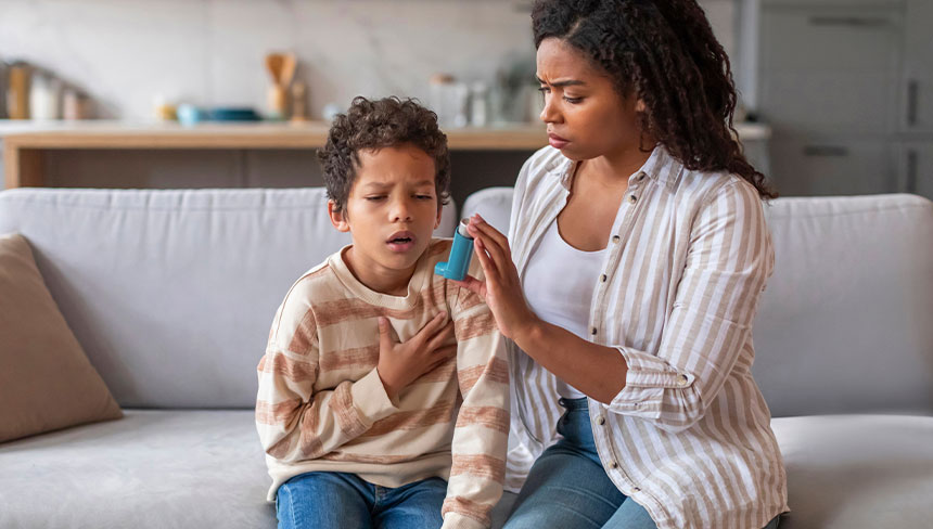 patient needing asthma treatment in Irvine