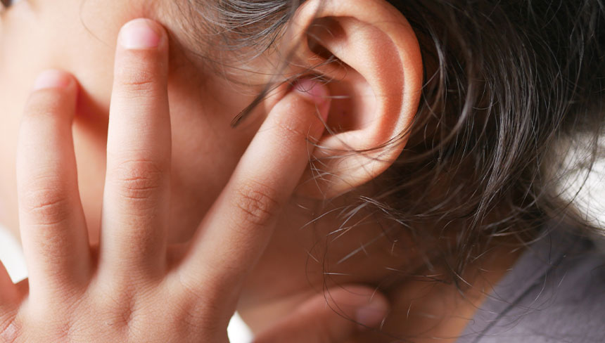 patient needing ear infection treatment in Irvine