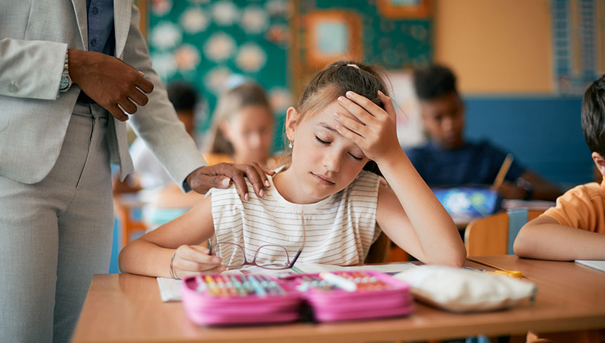 patient needing headache treatment in Irvine